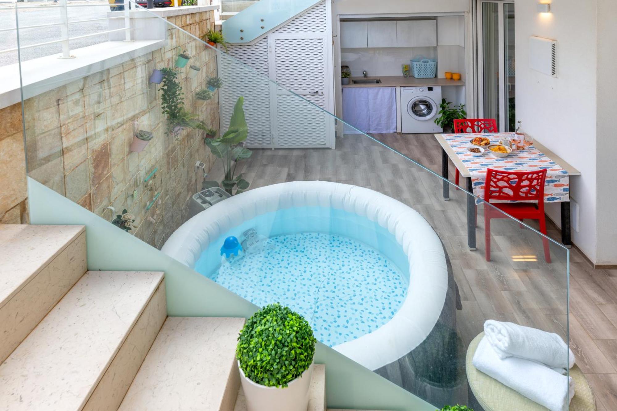 Cozy Marine Apt With Jacuzzi - 250Mt From Sea Polignano a Mare Extérieur photo